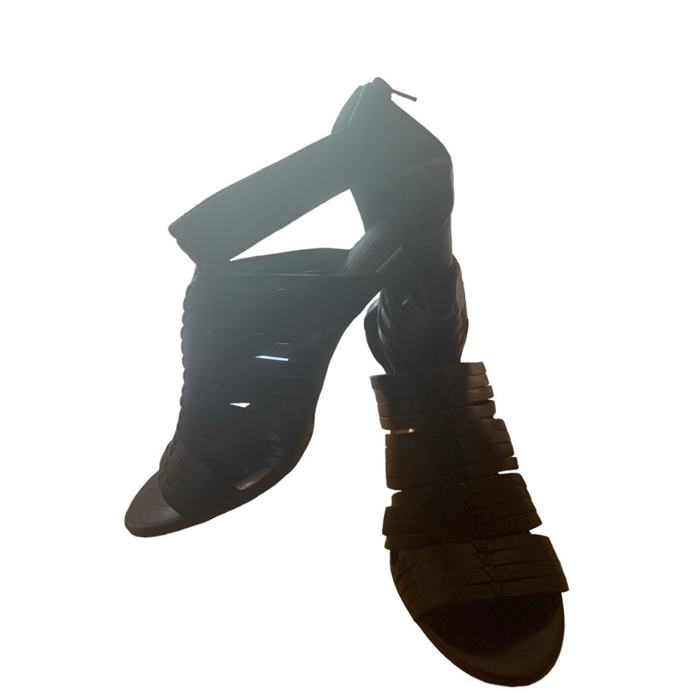 Franco Sarto black heeled sandals